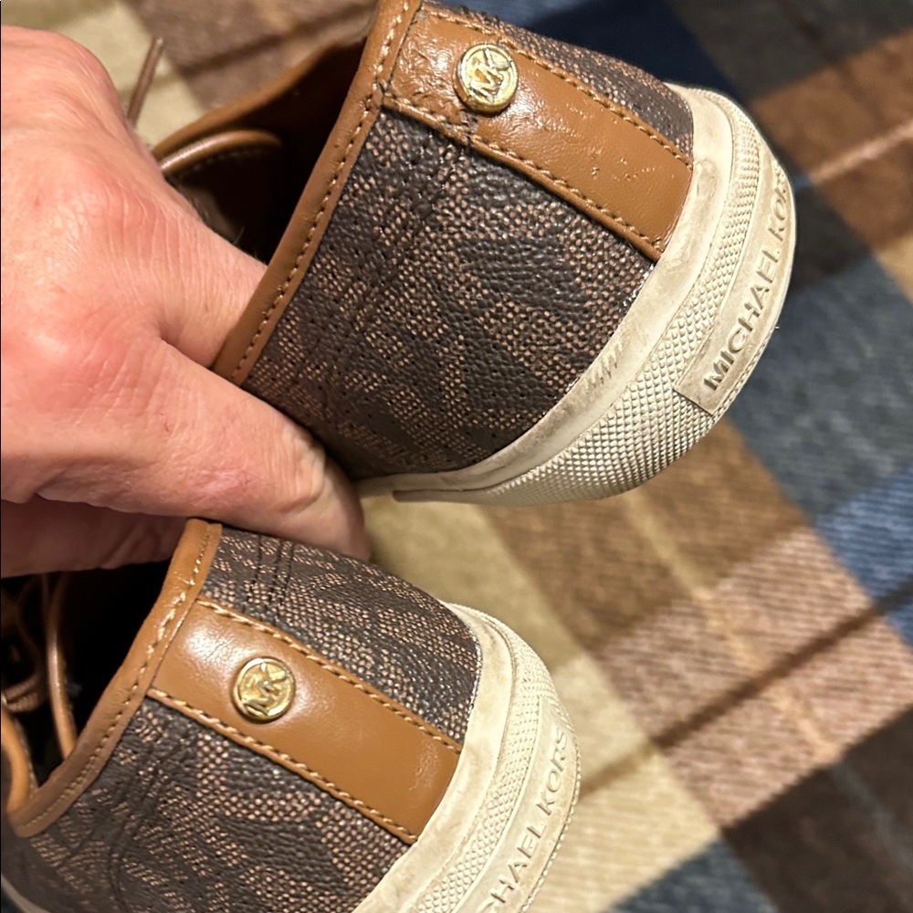 MICHAEL Michael Kors Brown Patterned Sneakers - image 4